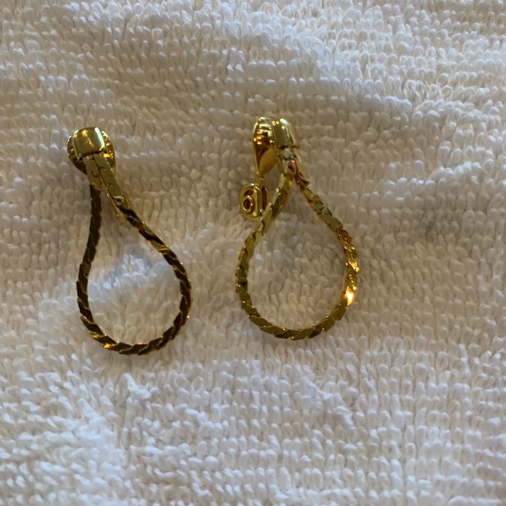 Vintage clip on earrings